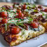 Cottage Cheese Flatbread Pizza