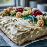 Festive graduation sheet cake featuring buttercream roses and edible diploma, perfect for honoring graduates.