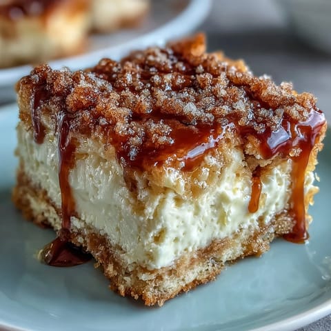 Golden Easy Cinco de Mayo Sopapilla Cheesecake Bars shimmering with cinnamon sugar.