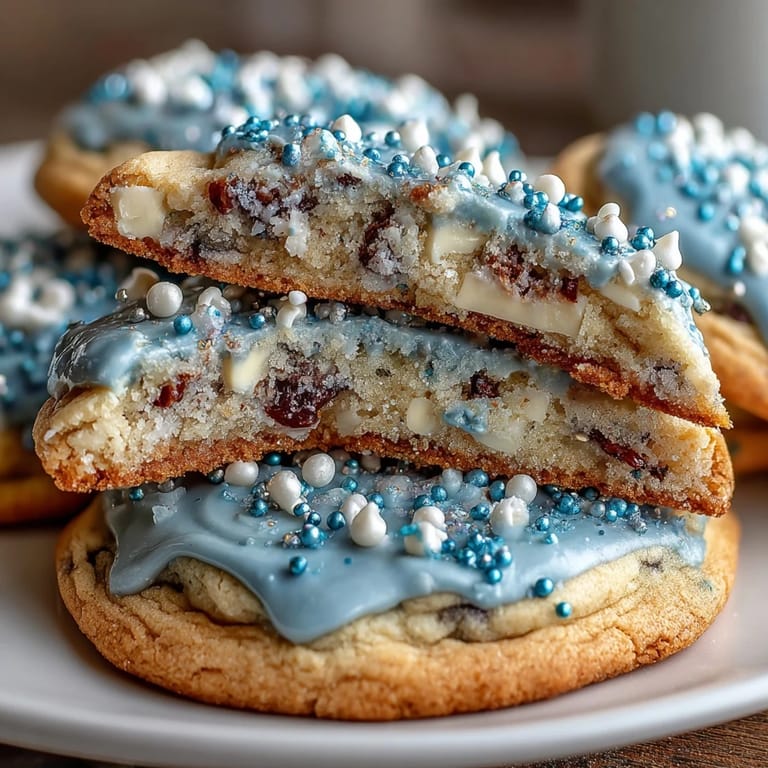 A tray of finished Pure Vanilla Cookie inspired sugar cookies showing various royal icing designs.
