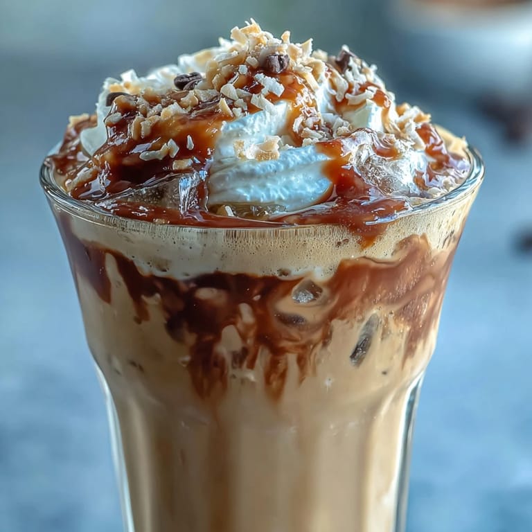 A refreshing iced vanilla bean frappuccino blended with chilled coffee and vanilla bean, finished with a cloud of toasted coconut milk foam.