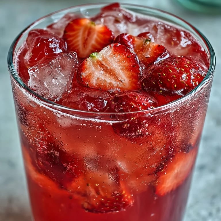 Chilled Pink Starburst Refresher featuring coconut milk swirls and a refreshing berry-citrus blend.