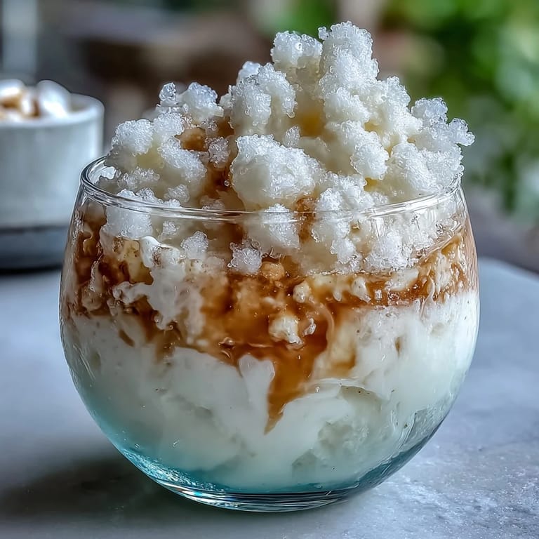 Refreshing TikTok Cloud Slushie featuring bubbly lemon-lime soda blended with ice for a dreamy, slushie-like treat.