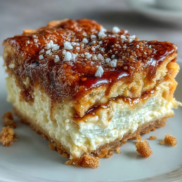 Flaky Easy Cinco de Mayo Sopapilla Cheesecake Bars baked to perfection.