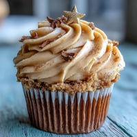 Decadent Taurus Birthday Cupcakes crowned with smooth, earthy terracotta buttercream for a celebratory treat.